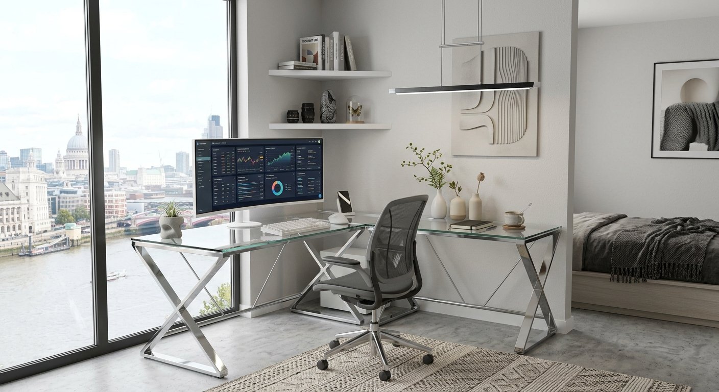 Organize Seu Local de Trabalho em Casa: Como Escolher uma Escrivaninha Inteligente para Home Office