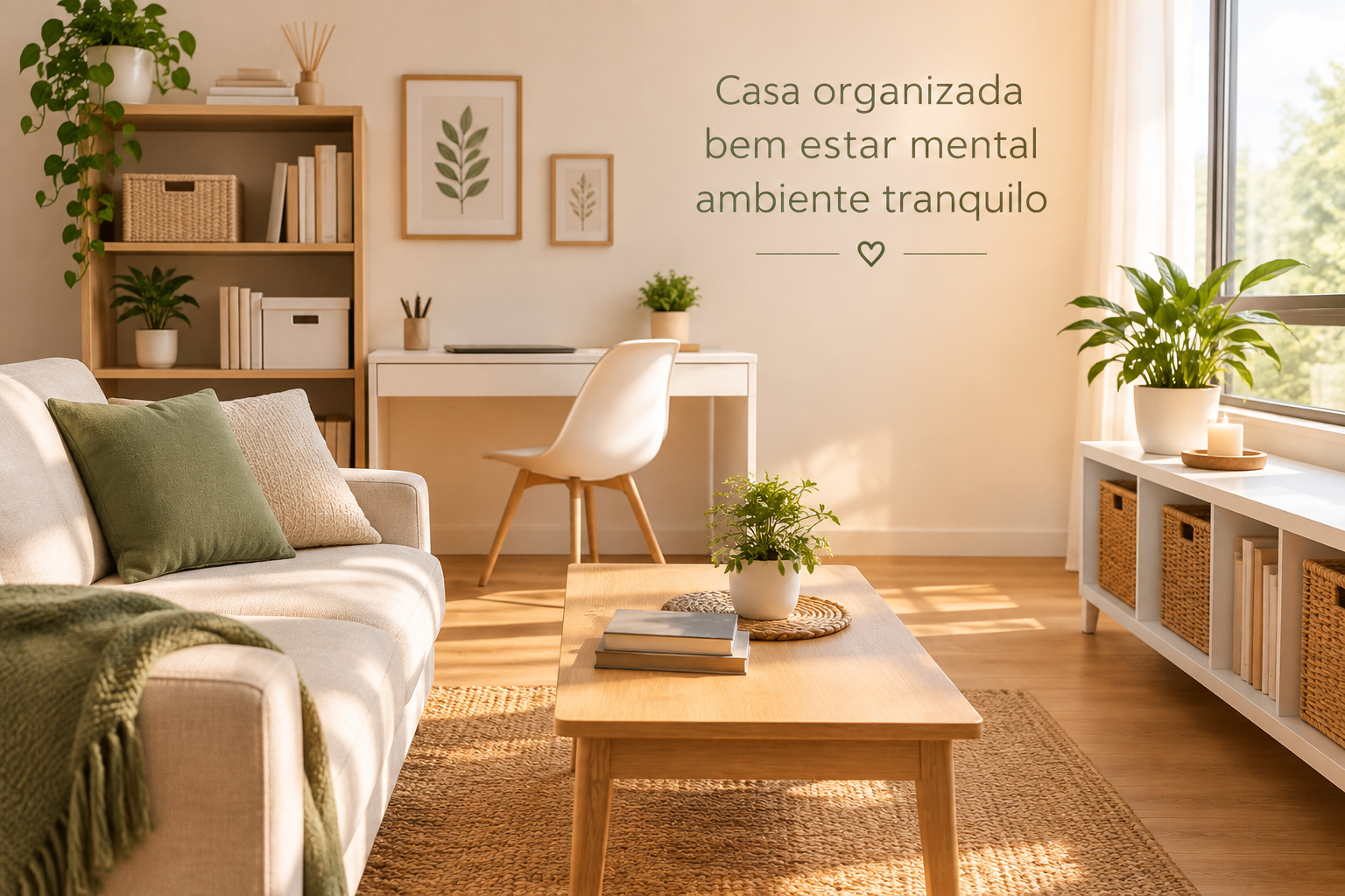 Benefícios da Organização e Saúde Mental Com Casa Organizada Traz Qualidade de Vida Que Transmite Calma e Bem-Estar
