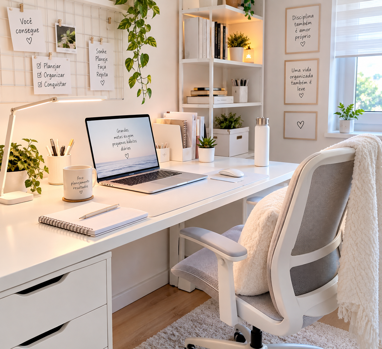 Setup Branco Para Espaços Pequenos: 7 Ideias Para Otimizar Seu Ambiente