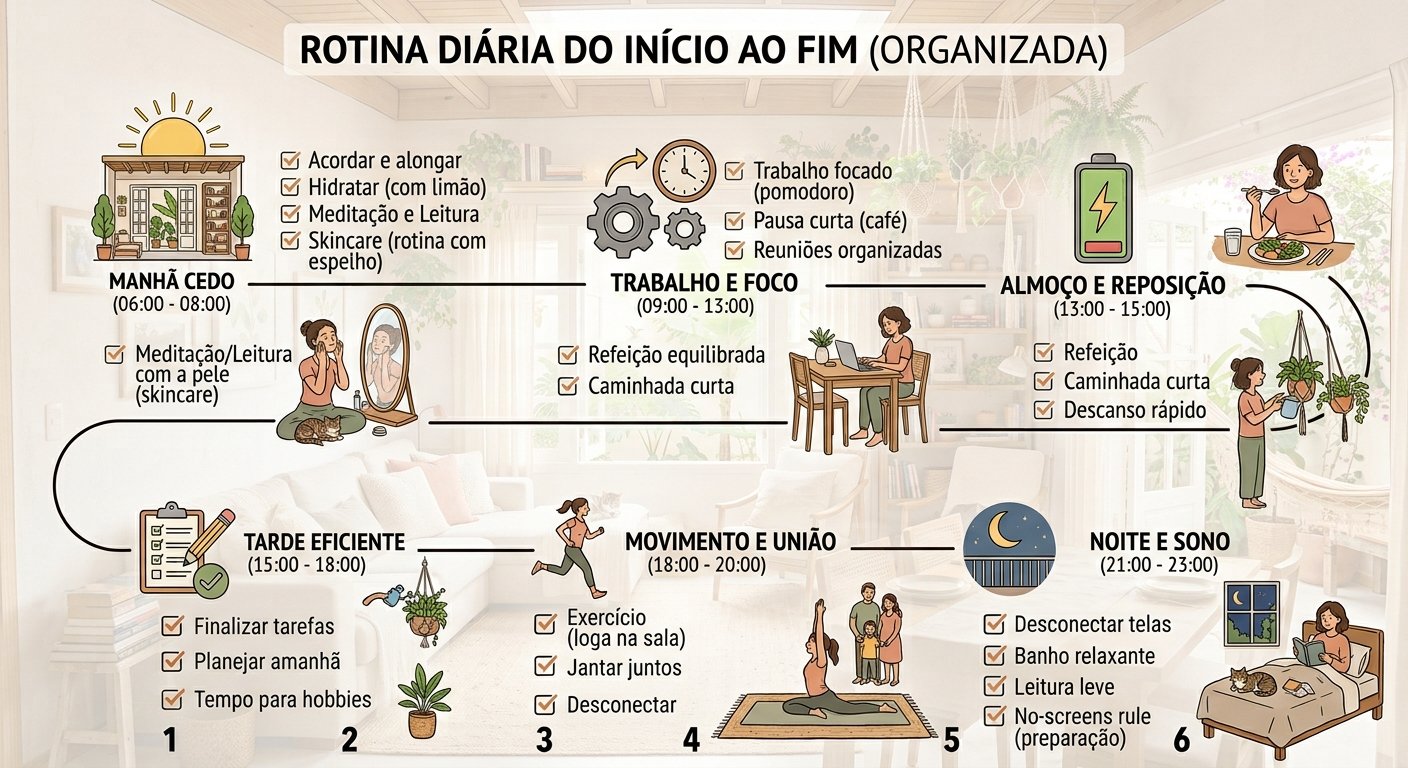 7 Hábitos que Deixam a Rotina Mais Leve: Pequenas Mudanças para Viver Melhor