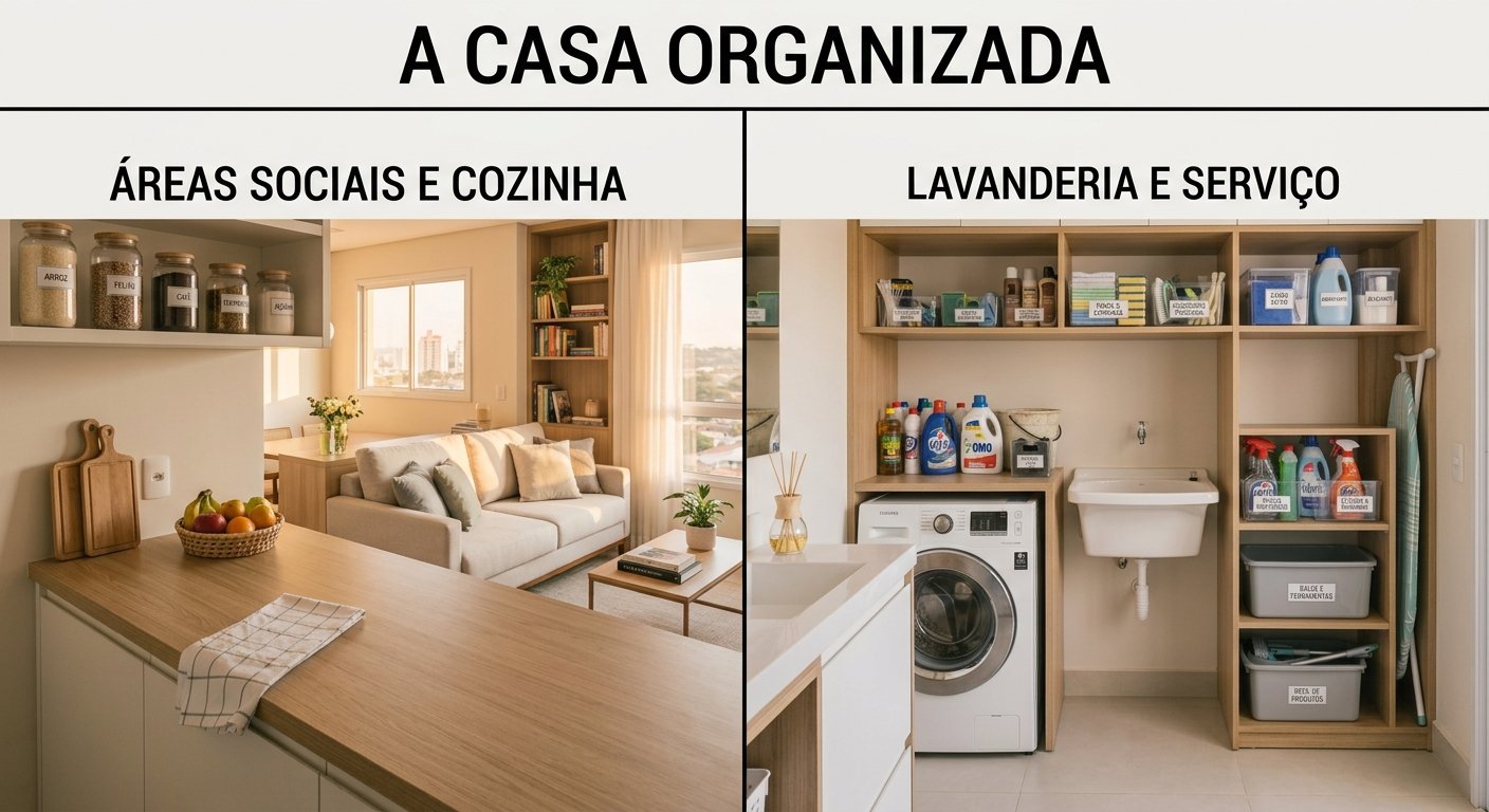 Organizando Produtos De Limpeza Armários e Cestos Para Armazenamento Organização Da Casa