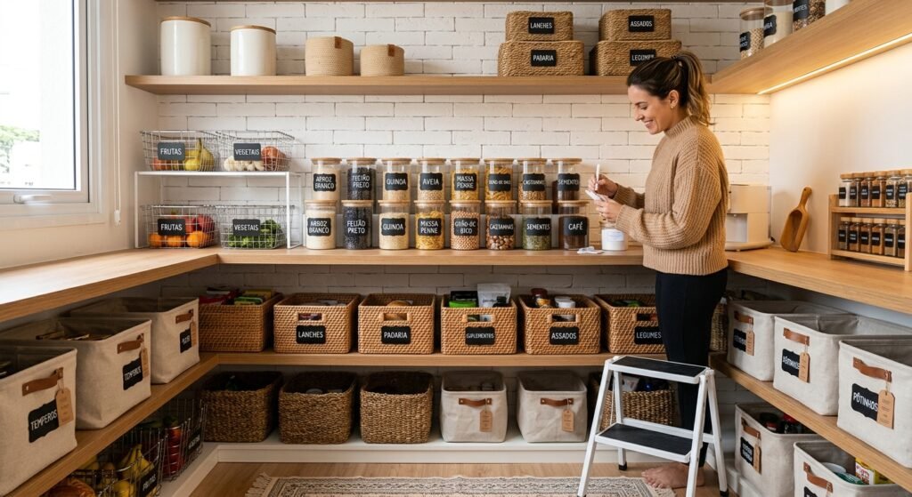 organização da casa recipientes cestos etiquetas sistema de armazenamento exemplo de como criar um sistema de organização que funciona para sua rotina com organizadores domésticos