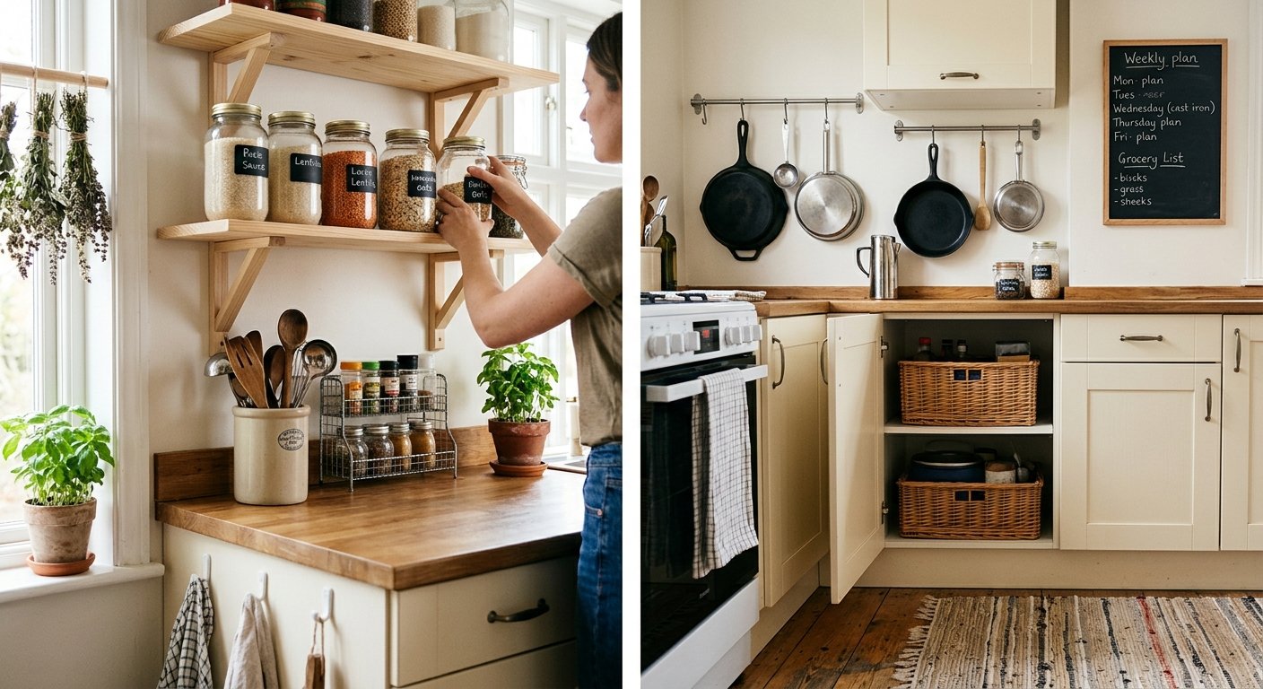 5 Passos Simples para Transformar Seu Pequeno Espaço: Como Organizar a Cozinha Gastando Pouco