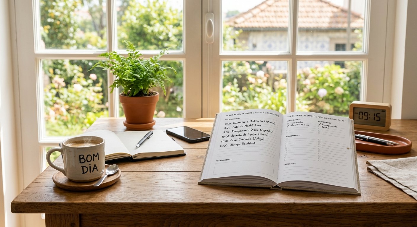 Rotina Matinal para um Dia Mais Organizado: 7 Hábitos Simples para Aumentar a Produtividade
