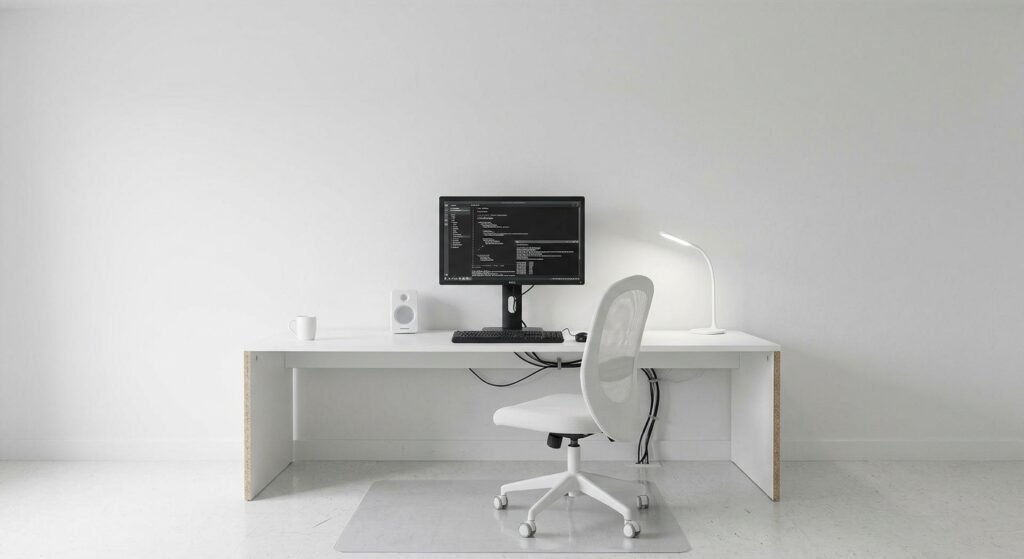 configuração de mesa branca com aspecto barato aprenda como evitar 7 erros que deixam seu setup branco com aparência barata e sem elegância