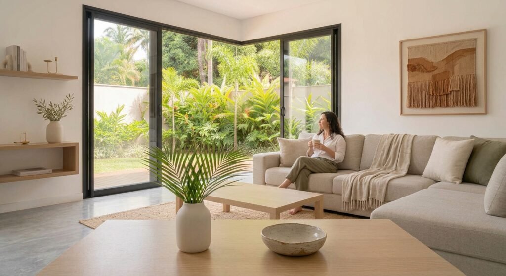 casa organizada luz natural ambiente tranquilo é um lugar onde as pessoas com a organização e saúde mental: como a organização influencia o bem estar