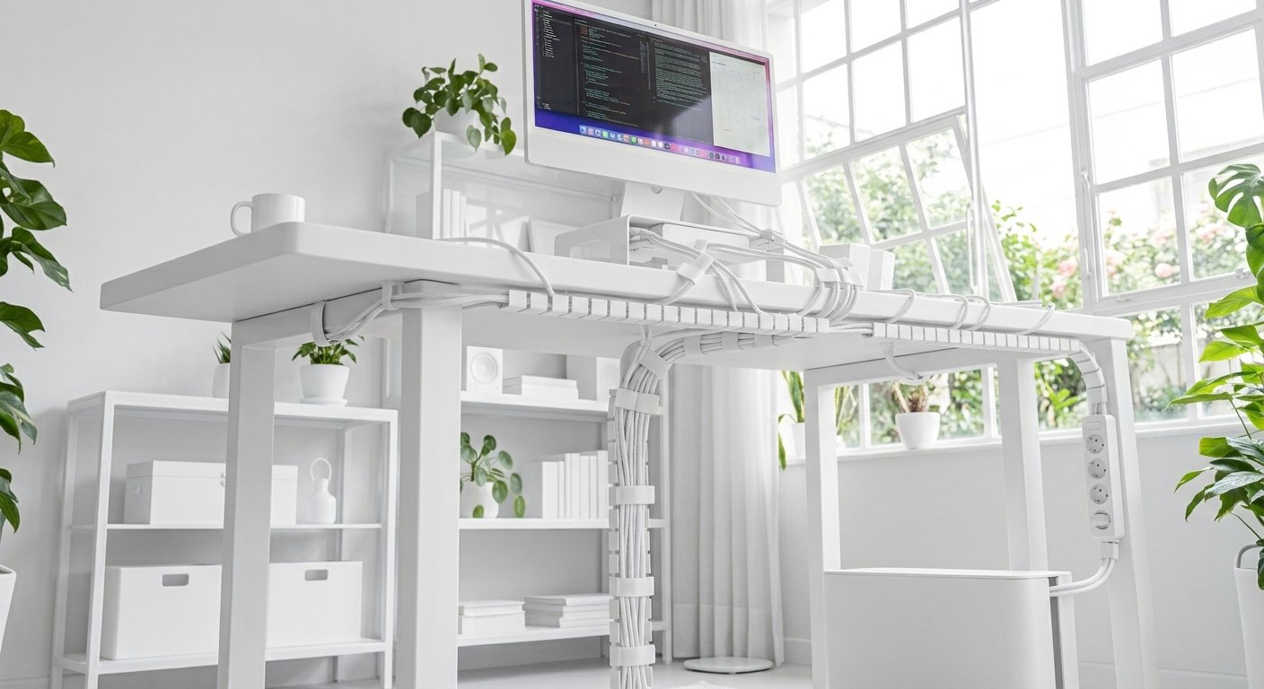 Setup Branco Clean: Ideias Para Criar um Espaço Organizado Moderno e Funcional