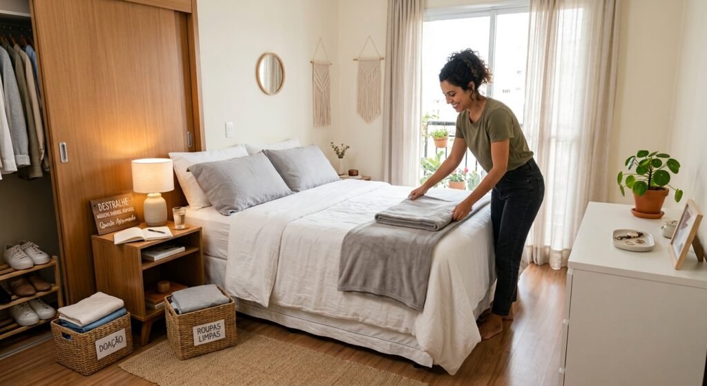 destralhar organização da casa hábitos diários rápidos quarto arrumado por que as dicas para organizar a casa quando se tem pouco tempo: soluções simples e eficientes funcionam?