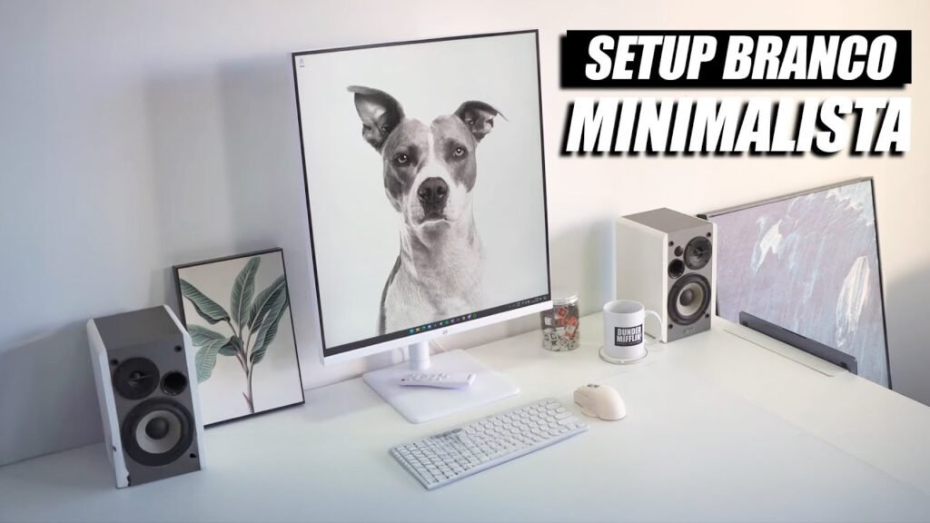 setup branco estetico minimalista.jpg são os melhores acessórios brancos para setup estético: ideias para deixar seu espaço perfeito