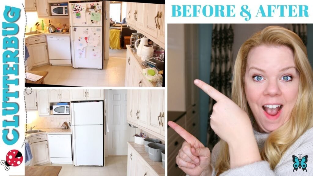 before after kitchen organization transformation small kitchen clean space.jpg transformação organização cozinha antes depois cozinha pequena espaço limpo.jpg veja um exemplo de como reduzir objetos e transformar seu pequeno espaço