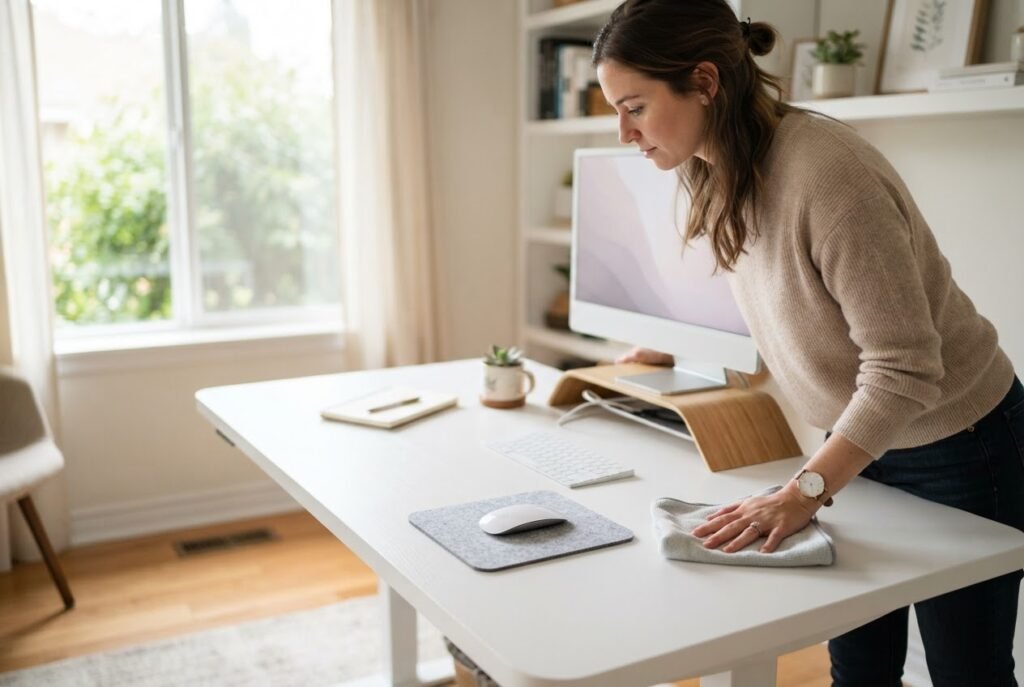 faxina no escritório muito importante exemplo de como evitar 7 erros que deixam seu setup branco com aparência barata e sem elegância