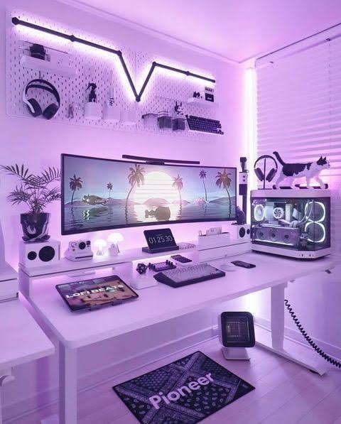 iluminação elegante setup branco exemplo de como evitar 7 erros que deixam seu setup branco com aparência barata e sem elegância