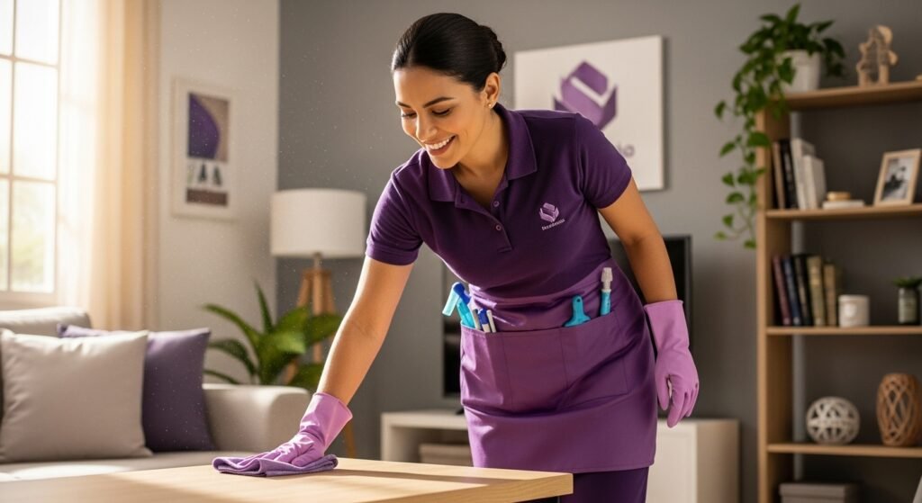 mulher organizando agenda rotina doméstica casa organizada ambiente tranquilo.jpeg de como manter a casa organizada sem passar horas arrumando