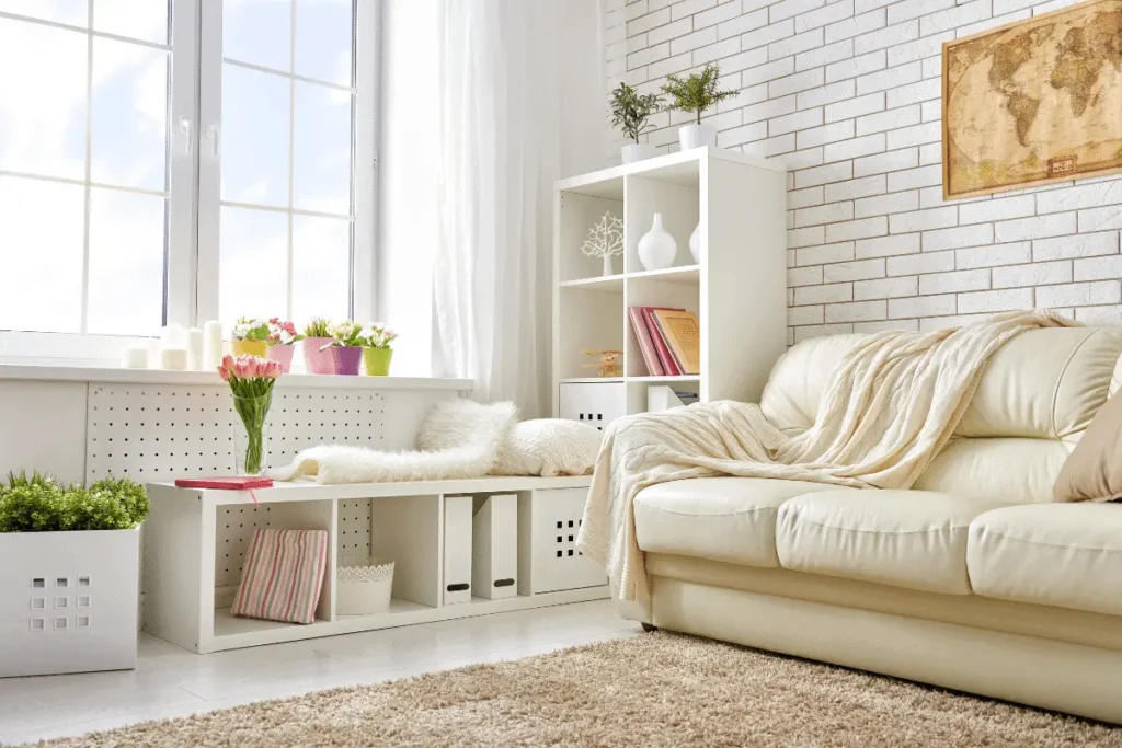 organize home peaceful living room daily organization lifestyle.webp casa organizada sala de estar tranquila organização diária estilo de vida.webp lista de verificação para organização da casa planejamento da rotina doméstica e arrumação