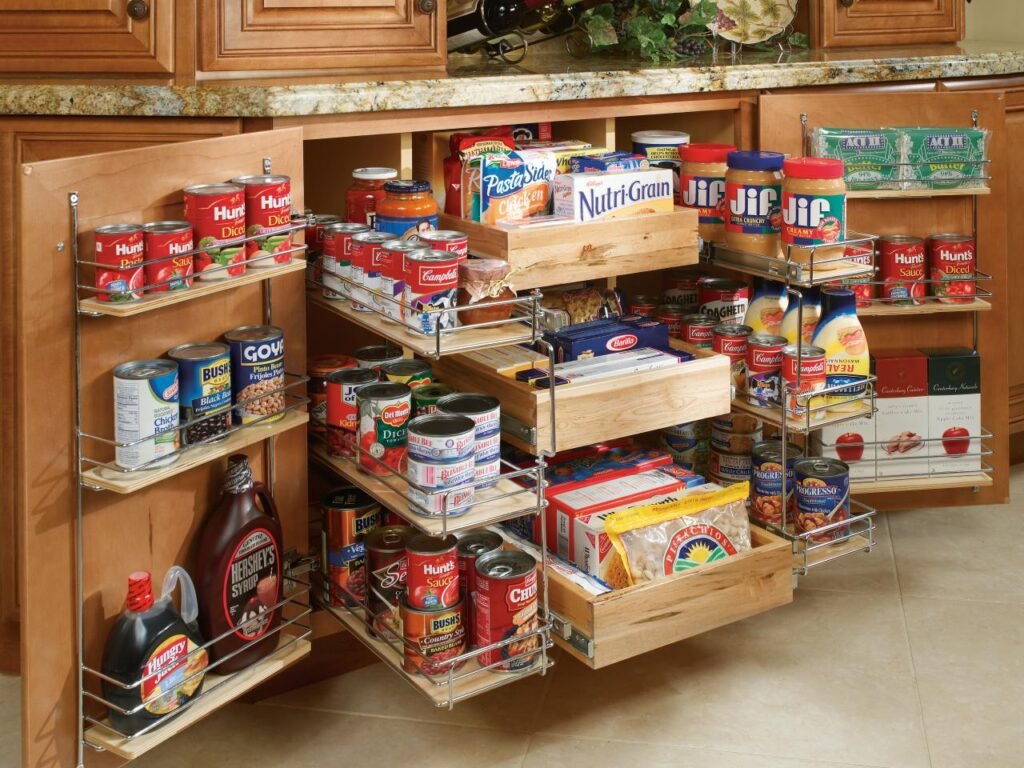 organized pantry shelves food storage containers kitchen organization.jpeg prateleiras de despensa organizadas recipientes para armazenar alimentos organização de cozinha.jpeg exemplo mostra como manter as prateleiras de despensa organizadas recipientes para armazenar alimentos organização de cozinha