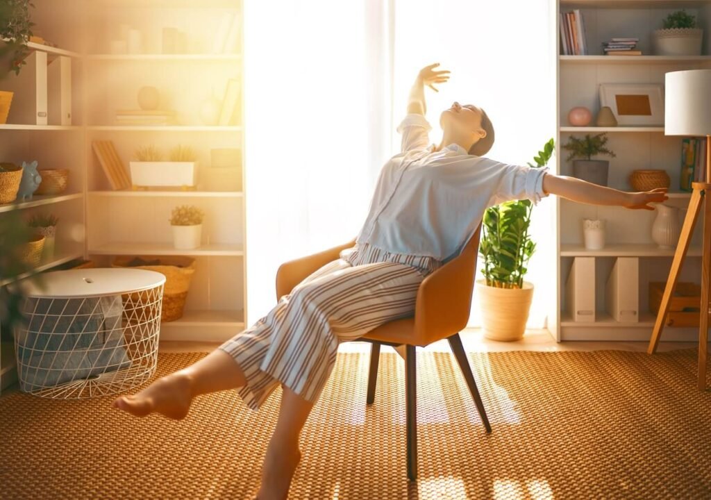peaceful organized lifestyle clean home productivity.jpg estilo de vida tranquilo e organizado casa limpa produtividade.jpg pessoas que aderem os hábitos de organização pessoal como ter uma rotina organizada e uma vida mais leve vivem com mais tranquilidade no dia a dia